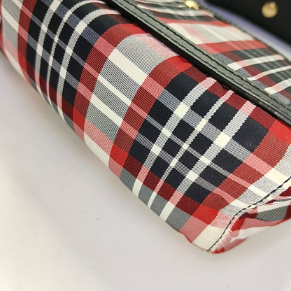 BURBERRY Colorblock Fabric Single Shoulder Bag Crossbody Bag Silver Hardware Removable shoulder strap-(SKU)-957481216