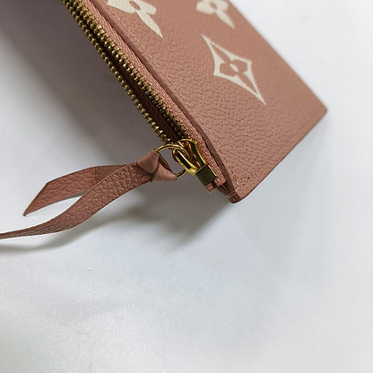 LOUIS VUITTON FÉLICIE Pink Leather Monogram Embossed Three-In-One Shoulder Bag, Crossbody Bag, Handbag, Gold Hardware, Detachable Shoulder Strap, Accessories Included-(SKU)-960658882