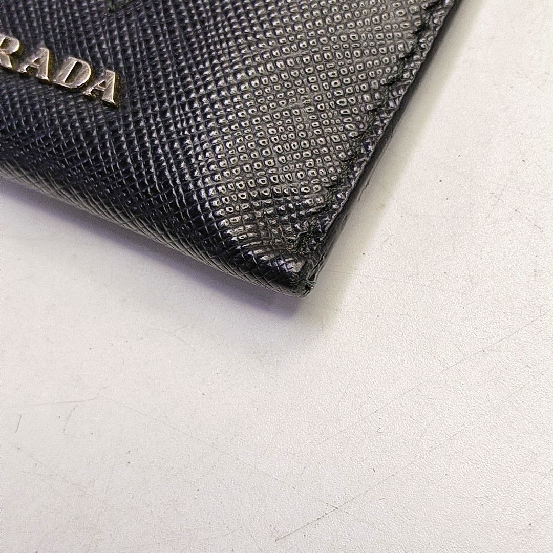 PRADA Black Cowhide Printed Crossbody Handbag Silver Hardware Sub-bag-(SKU)-950952142