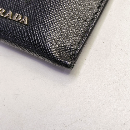 PRADA Black Cowhide Printed Crossbody Handbag Silver Hardware Sub-bag-(SKU)-950952142