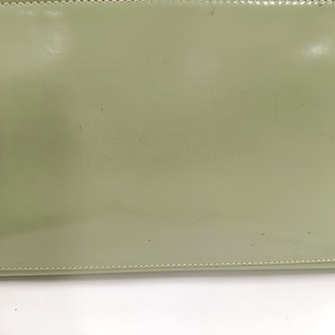 FERRAGAMO Tote bag Light Green Cowhide Single Shoulder Bag Tote Bag Silver Hardware-(SKU)-930402799
