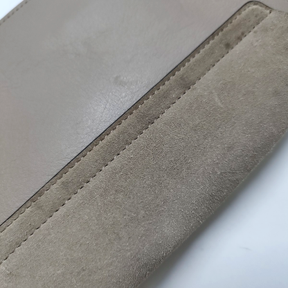 Chloé Faye Small size Grey Leather Single Shoulder Bag Golden Silver Hardware-(SKU)-959251490