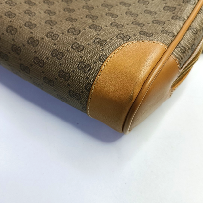 GUCCI Camera Bag Brown Coated Canvas Monogram Handbag Crossbody Single Shoulder Bag Golden hardware-(SKU)-945952111