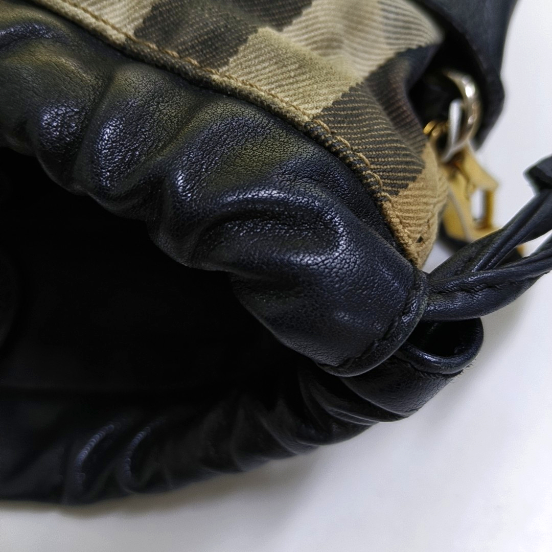 BURBERRY Black Leather Crossbody Bag Single Shoulder Bag Golden hardware Removable shoulder strap-(SKU)-947151988