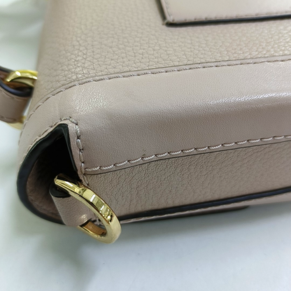 MICHAEL KORS Cece Pink leather crossbody bag, handbag, shoulder bag Golden hardware Removable shoulder strap-(SKU)-950932352