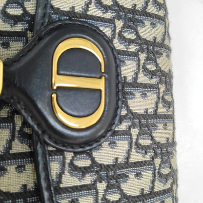 DIOR Bobby East-West Beige Canvas Monogram Embossed Shoulder Bag Crossbody Bag with Detachable Strap-(SKU)-968716011