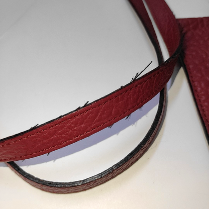 BURBERRY Tote bag Small size Red Calf Leather Crossbody Shoulder Bag Tote Golden hardware Sub-bag-(SKU)-939898736
