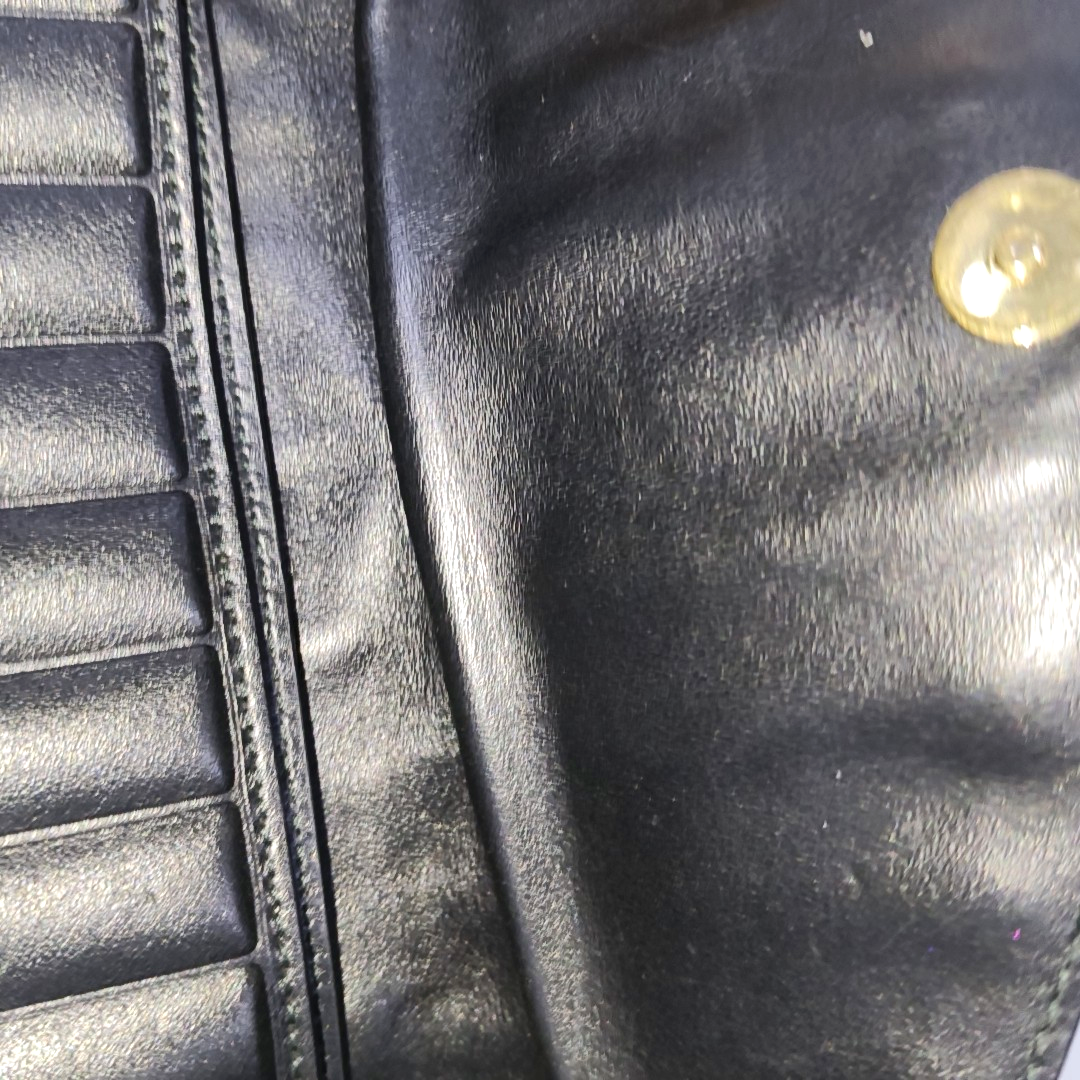 FERRAGAMO Black Leather Quilted Single Shoulder Bag Golden hardware-(SKU)-941505709