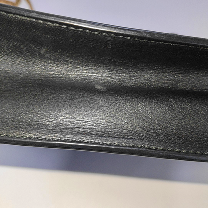 YSL VINTAGE BETTY Black Cowhide Single Shoulder Bag Crossbody Bag Golden hardware-(SKU)-939597796