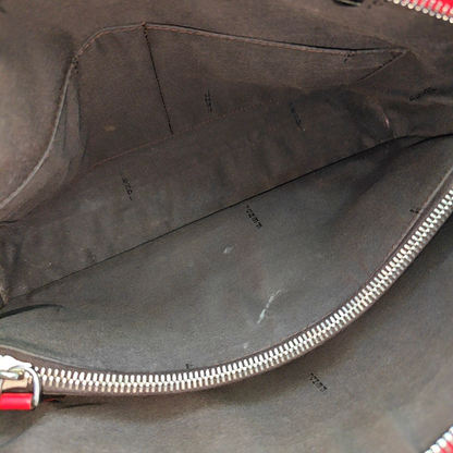 FENDI By The Way Medium size Red Cowhide Single Shoulder Bag Handbag Crossbody Bag Silver Hardware Removable shoulder strap-(SKU)-959153468