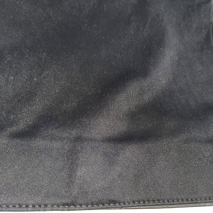 FENDI Black Fabric Single Shoulder Bag Handbag Silver Hardware-(SKU)-930666473