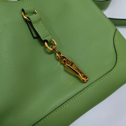 HERMÈS Trim 24 Avocado Green Evercolor Leather Crossbody Shoulder Bag Golden Hardware Y Stamp-(SKU)-959511633
