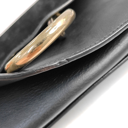 Chloé Faye Small size Black cowhide crossbody handbag single shoulder bag Golden Silver Hardware-(SKU)-960388895