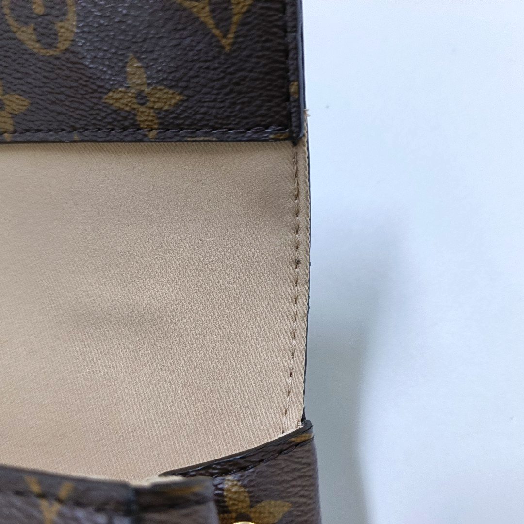 LOUIS VUITTON CLUNY Small Brown Coated Canvas Monogram Cluny Shoulder Bag Crossbody Tote Bag Convertible Strap-(SKU)-958624188