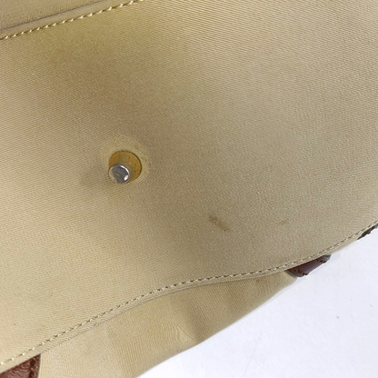 BURBERRY CanterburyMedium Khaki Canvas No Shoulder Bag-(SKU)-936730743