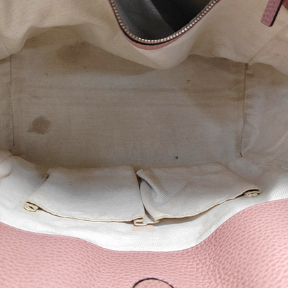 GUCCI Swing Small size Pink Cowhide Single Shoulder Bag Tote Golden hardware-(SKU)-944557844