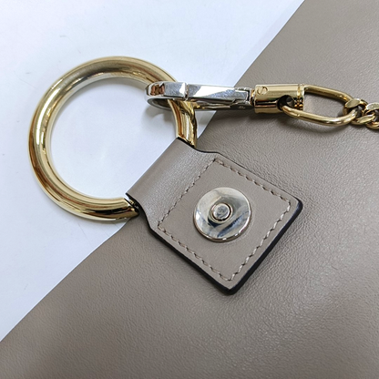 Chloé Faye Medium size Grey Cowhide Crossbody Bag Golden Silver Hardware Removable shoulder strap-(SKU)-960170857