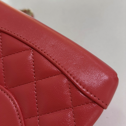 CHANEL CHANEL 31 Pink Lamb Skin Quilted Shoulder Bag with Detachable Strap, Gold Hardware-(SKU)-958910268