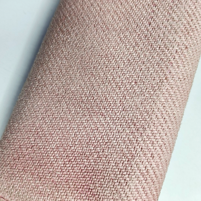 CHANEL DEAUVILLE Pink fabric wallet Silver Hardware 18nan-(SKU)-953641586