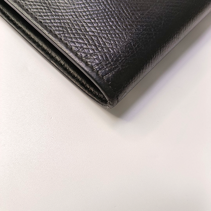 CELINE Medium size Black Cowhide Wallet Golden hardware-(SKU)-957043461
