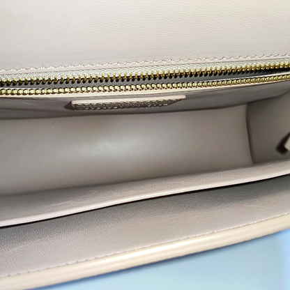 DIOR 30 Montaigne Pinkish Brown Leather Shoulder Bag Crossbody with Detachable Strap-(SKU)-958701206