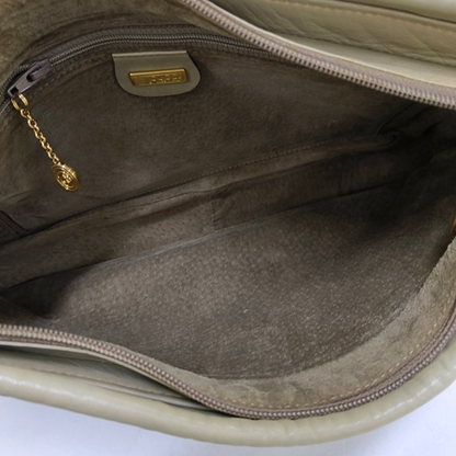 GUCCI Khaki Cowhide Handbag Golden hardware-(SKU)-958886469