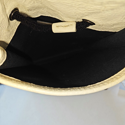 BALENCIAGA Explorer Small size White Sheepskin Single Shoulder Bag Crossbody Bag Black hardware-(SKU)-950105864