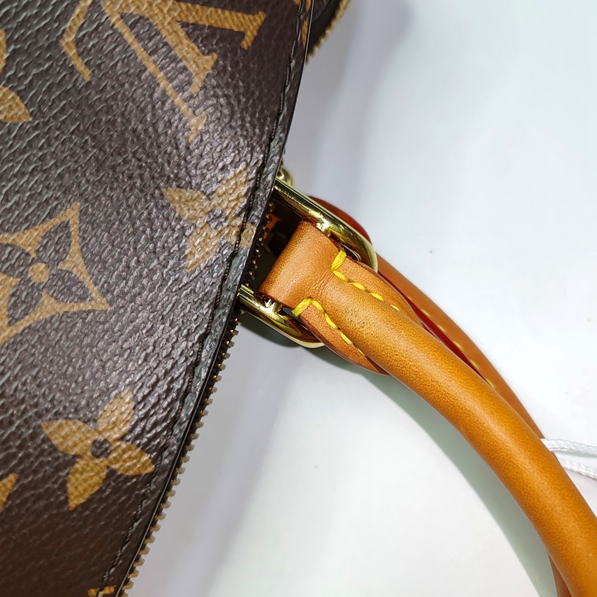 LOUIS VUITTON PALAIS Small Brown Coated Canvas Monogram Shoulder Bag with Removable Strap-(SKU)-935884573