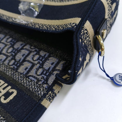 DIOR Diorcamp small size deep blue canvas with Monogram embossed pattern shoulder bag, crossbody bag, handbag with gold hardware and detachable strap-(SKU)-968891802