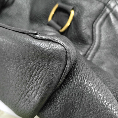 YSL DOWNTOWN CABASBlack Leather Single Shoulder Bag-(SKU)-939374057