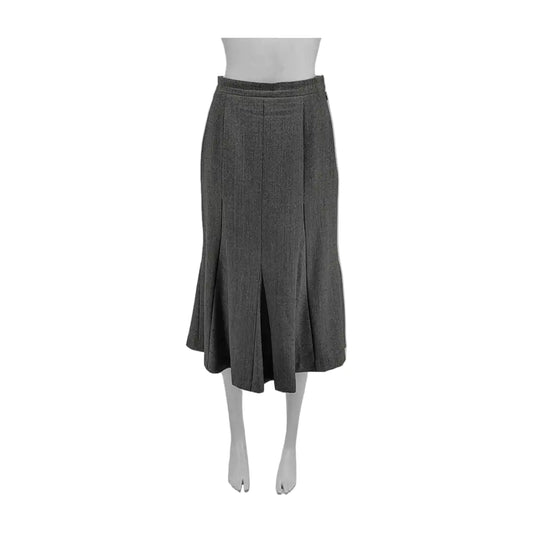 Chloé Mcode Spring and Autumn Grey Wool Women's Short Skirt-(SKU)-940083622