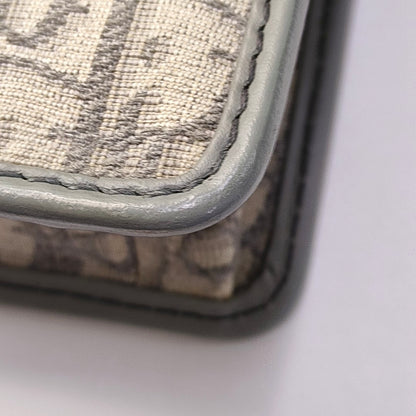 DIOR 30 Montaigne Light Gray Canvas Monogram Embroidered Montaigne Bag Crossbody Shoulder Bag Gold Hardware Removable Strap-(SKU)-968741552