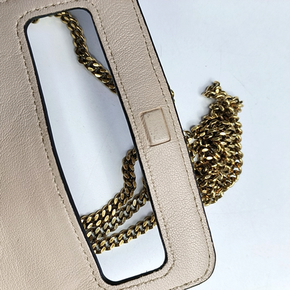 Chloé Elle Brown Leather Crossbody Single Shoulder Bag Golden hardware-(SKU)-957308916