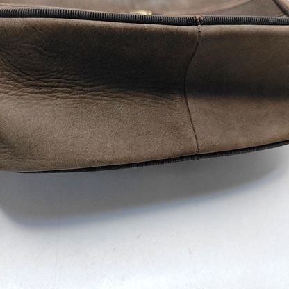 FERRAGAMO Vara Brown Leather Crossbody Single Shoulder Bag Golden hardware-(SKU)-944711429