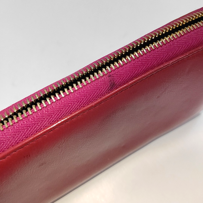 GUCCI Soho Red Leather Tassel Wallet Golden hardware-(SKU)-14500964