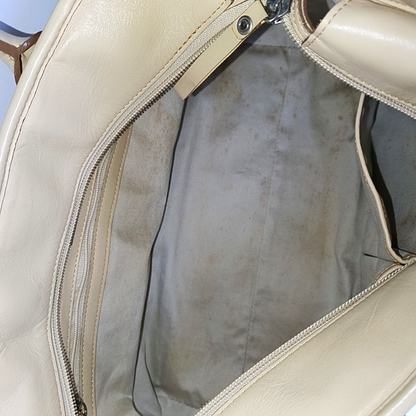 BURBERRY Tote bag White Canvas Tote Bag Ruthenium color hardware-(SKU)-935726448