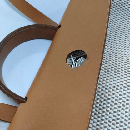 HERMÈS Herbag Small Milkshake White Canvas Backpack Handbag with Silver Hardware 🄷 Mark-(SKU)-953760184