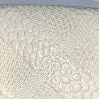 BURBERRY Langley Gray Cowhide Embossed Wallet Golden hardware-(SKU)-14390190