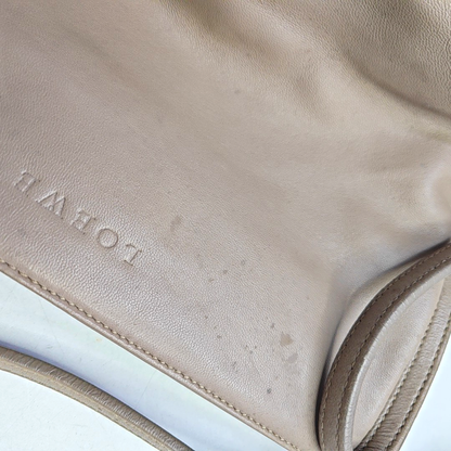 LOEWE Khaki Leather Single Shoulder Bag Tote Bag Golden hardware-(SKU)-958988602
