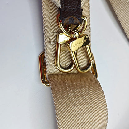 LOUIS VUITTON ONTHEGO Small Monogram Brown Coated Canvas Flower Print Jungle Bag Shoulder Bag Crossbody Bag Golden Hardware Removable Strap-(SKU)-964869214