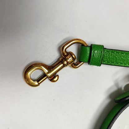 DIOR Saddle Super Mini Green Lamb Leather Saddle Bag Shoulder Bag Crossbody with Detachable Strap-(SKU)-970314407