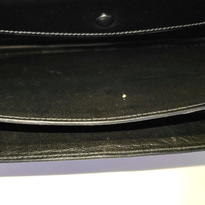 HERMÈS Sac Ring 26 Black BOX Leather Single Shoulder Bag with Gold Hardware Ⓙ Vintage-(SKU)-969780676