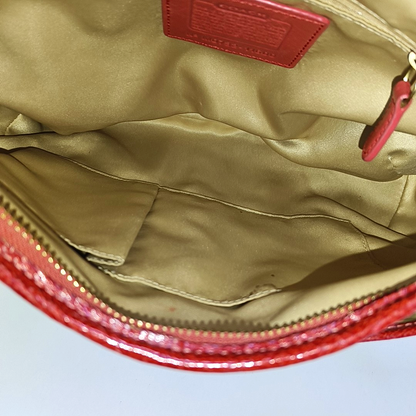 COACH Khaki canvas monogram crossbody bag, handbag Golden hardware-(SKU)-933082585