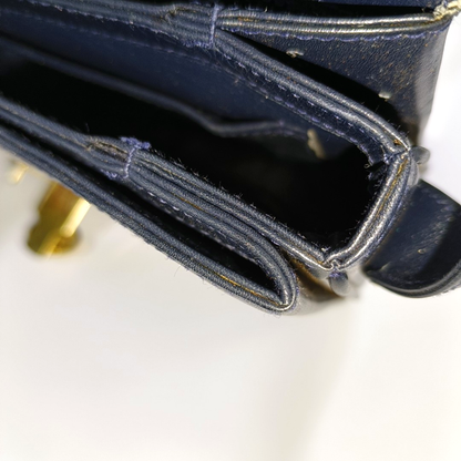 GUCCI Black Leather Single Shoulder Bag Golden hardware-(SKU)-932491490