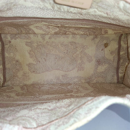 DIOR Book Tote Medium Pink Canvas Embroidered Handbag-(SKU)-970739916
