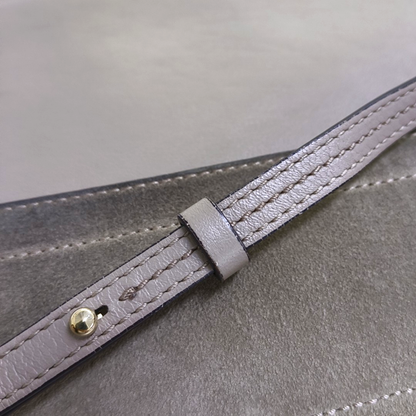 Chloé Faye Medium size Khaki Calf Leather Crossbody Shoulder Bag Golden hardware Removable shoulder strap-(SKU)-952757311