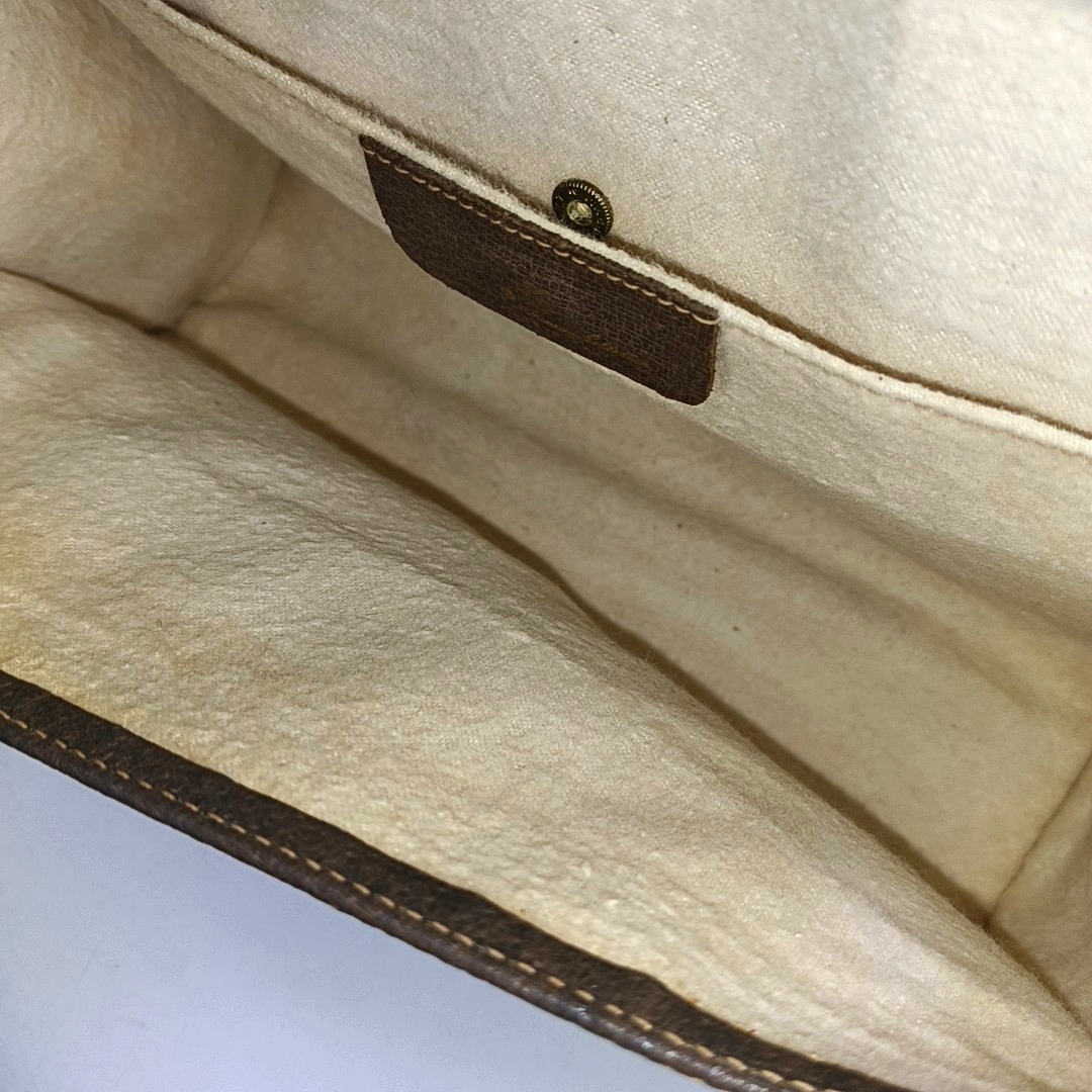 GUCCI Ebony Canvas Handbag Golden hardware-(SKU)-959784440
