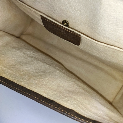 GUCCI Ebony Canvas Handbag Golden hardware-(SKU)-959784440