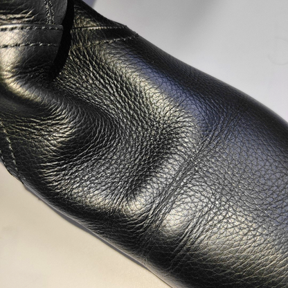 GUCCI 36code Autumn Winter Black Leather Women's Tall Boots-(SKU)-933739964