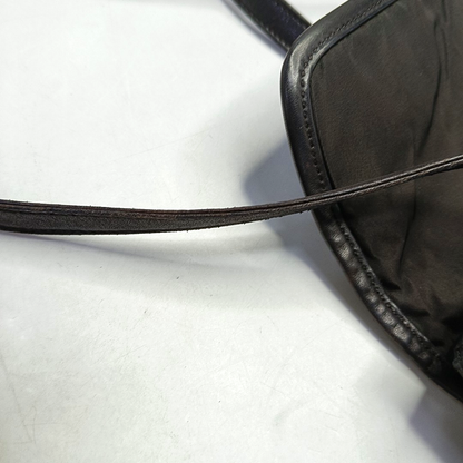 PRADA Tote bag Black Nylon Single Shoulder Bag Handbag Silver Hardware-(SKU)-945954813
